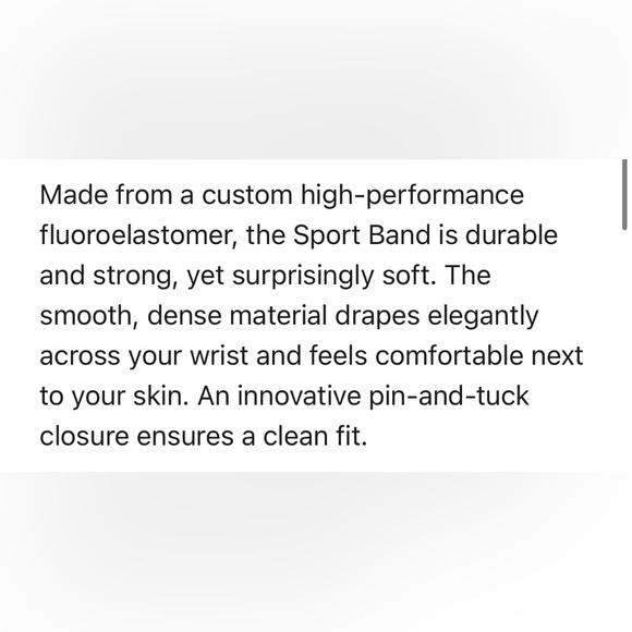 Apple Sport Band - Midnight 41MM S/M - Picture 7 of 7